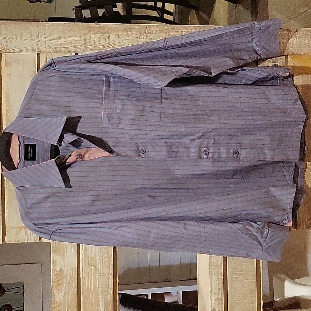 EUC Indigo Palms (Tommy Bahama company) dress shirt